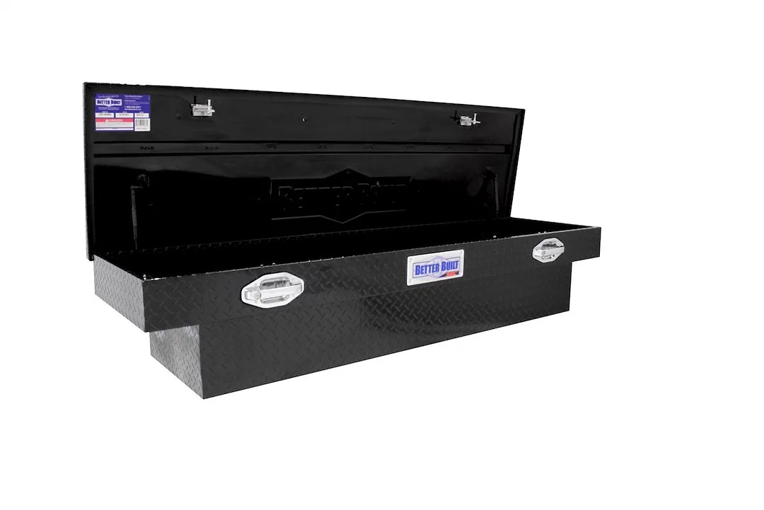 79210984 – BETTER BUILT Tool Box, Crossover Single Lid Powder Coated Matte Black Aluminum 20 Inch Length x 71 Inch Wi...
